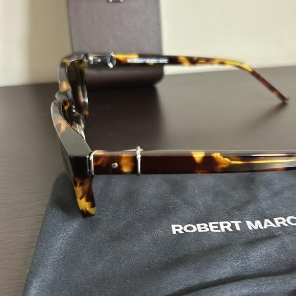 ROBERT MARC NYC Sunglasses Mens 5048 Matte Tortoise NEW - Picture 5 of 9
